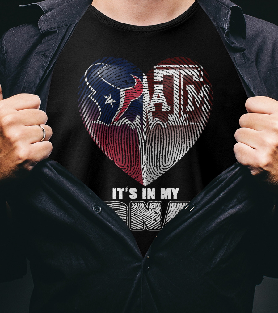Houston Texans Texas A&M It's In My Dna 122 T-Shirt