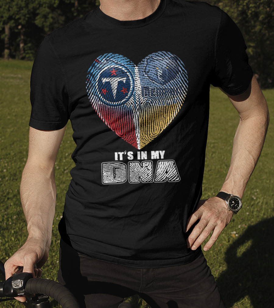 It's In My Dna Tennessee Titans Memphis Grizzlies T-Shirt