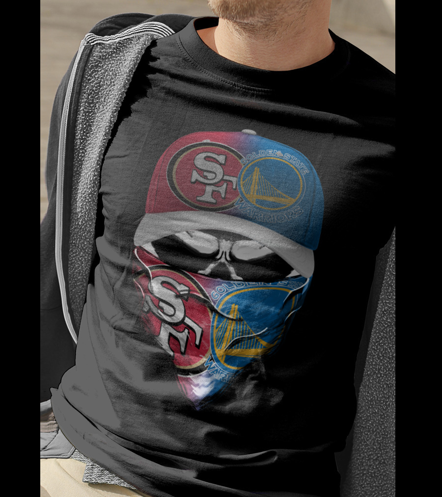 Sf 49ers Golden State Warriors Masked Fusion T-Shirt