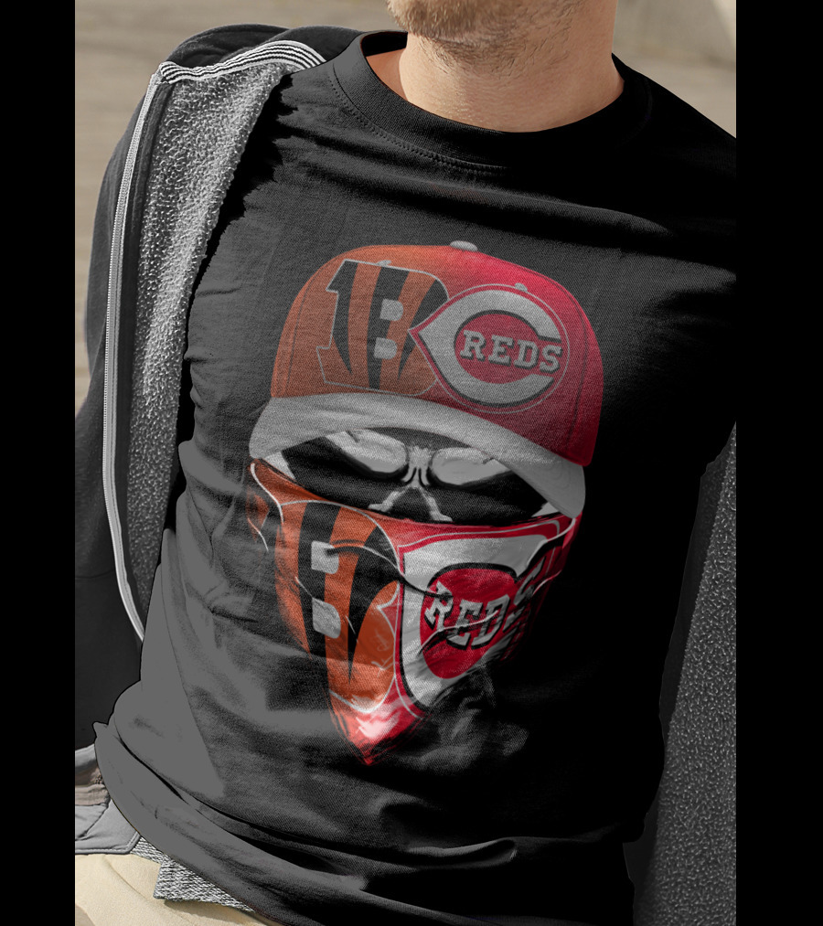Bengals Reds Crossover Skum T-Shirt