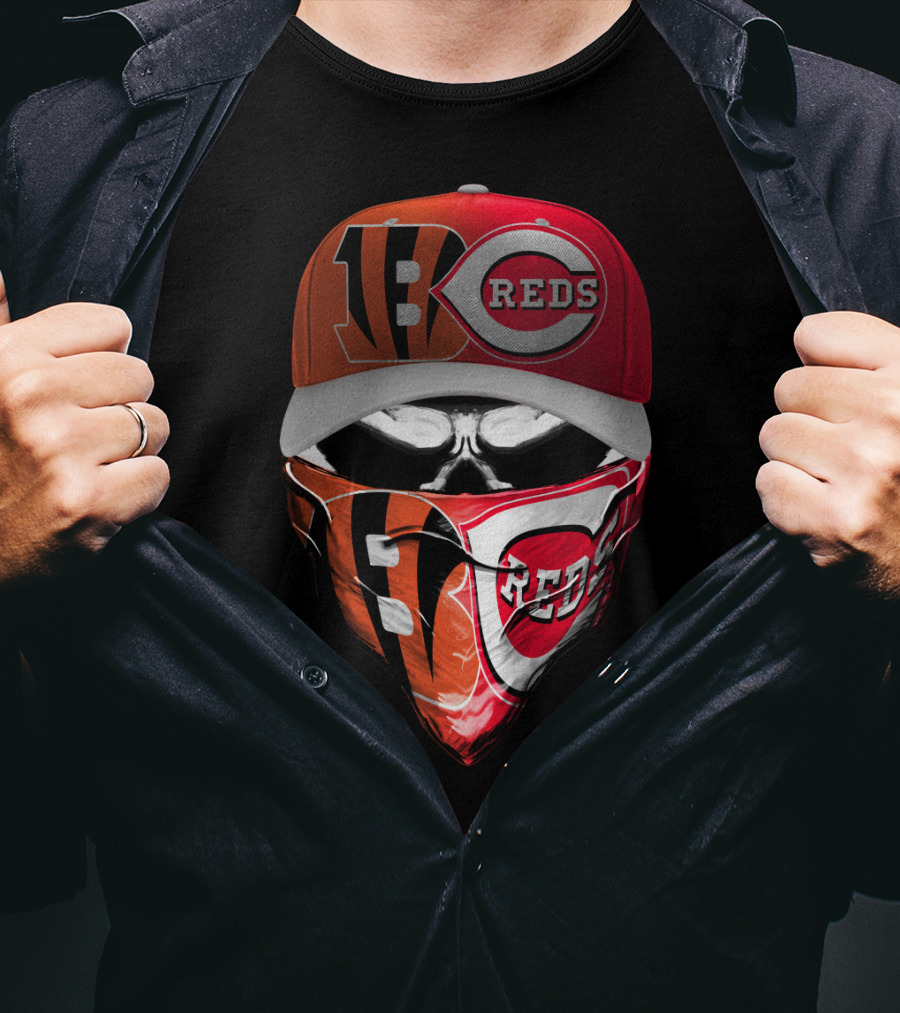 Bengals Reds Crossover Skum T-Shirt