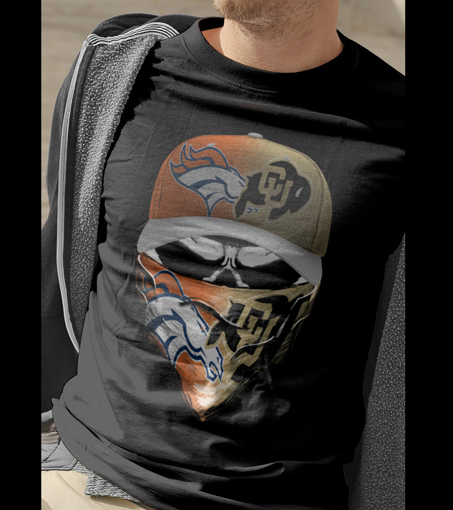 Denver Broncos Colorado Buffaloes Skum 017 T-Shirt