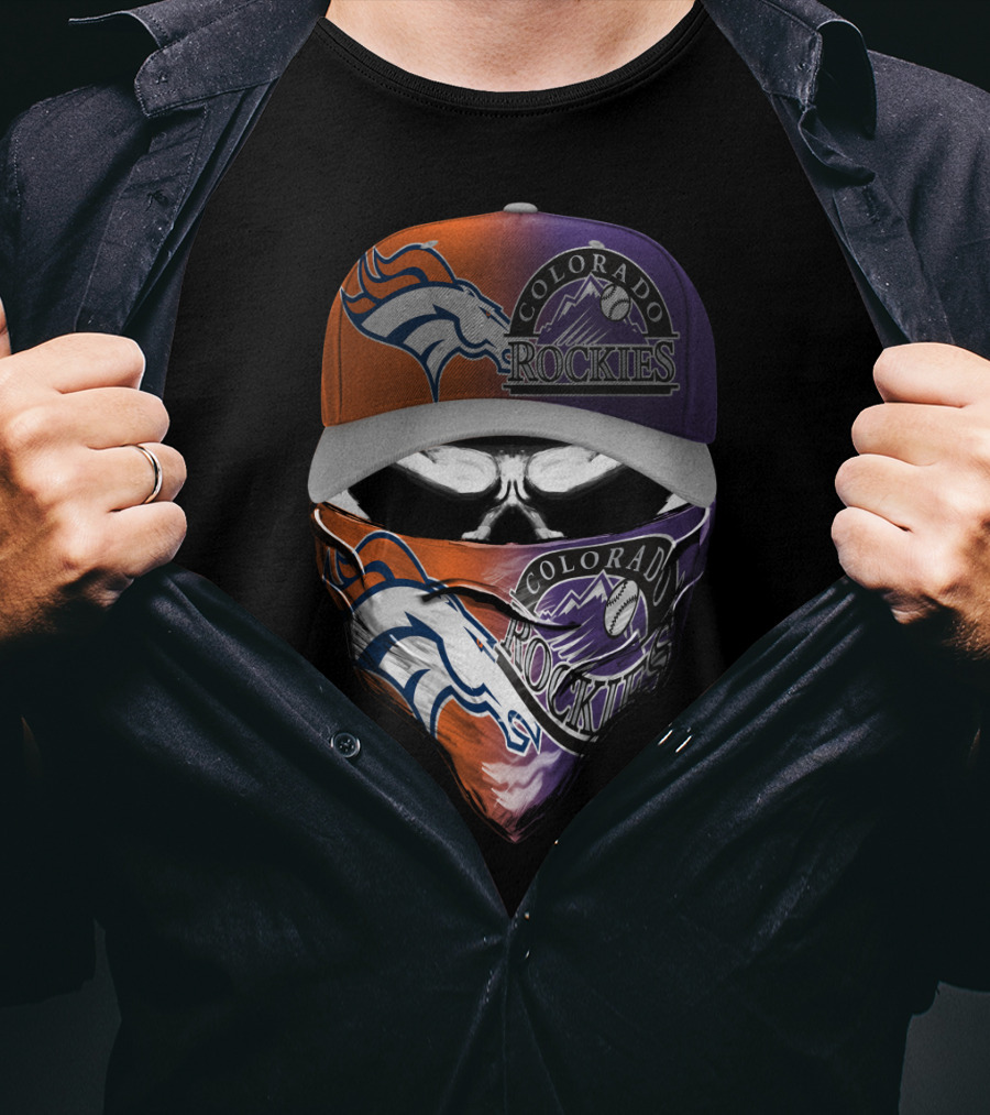 Colorado Rockies Broncos Skum 018 T-Shirt