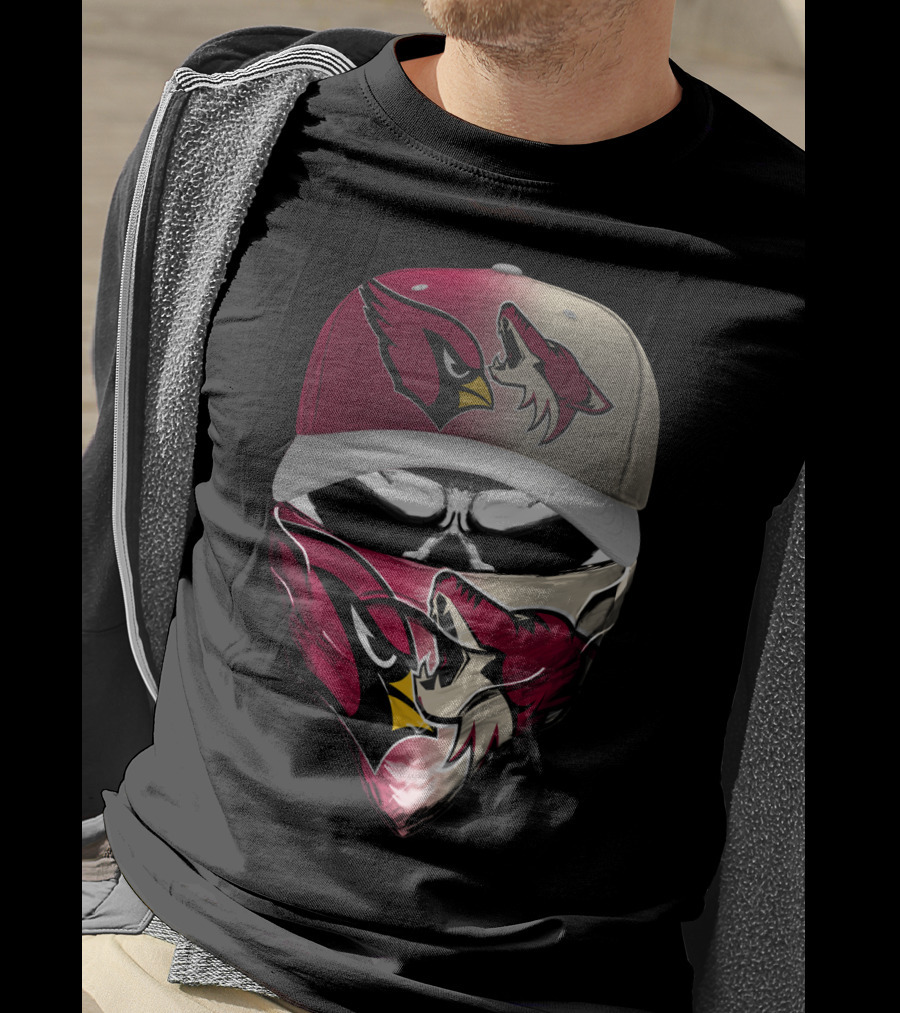 Arizona Cardinals And Wyoming Coyotes Skum 028 T-Shirt