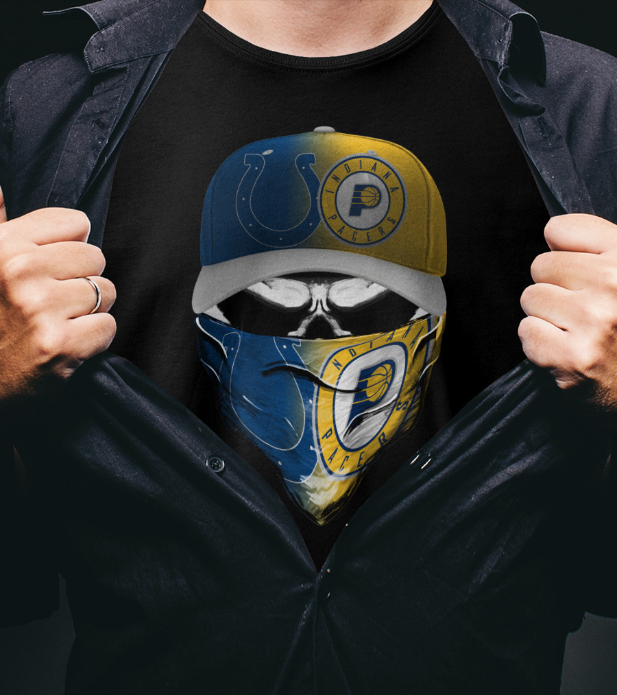 Indianapolis Colts And Indiana Pacers Dual Logo T-Shirt