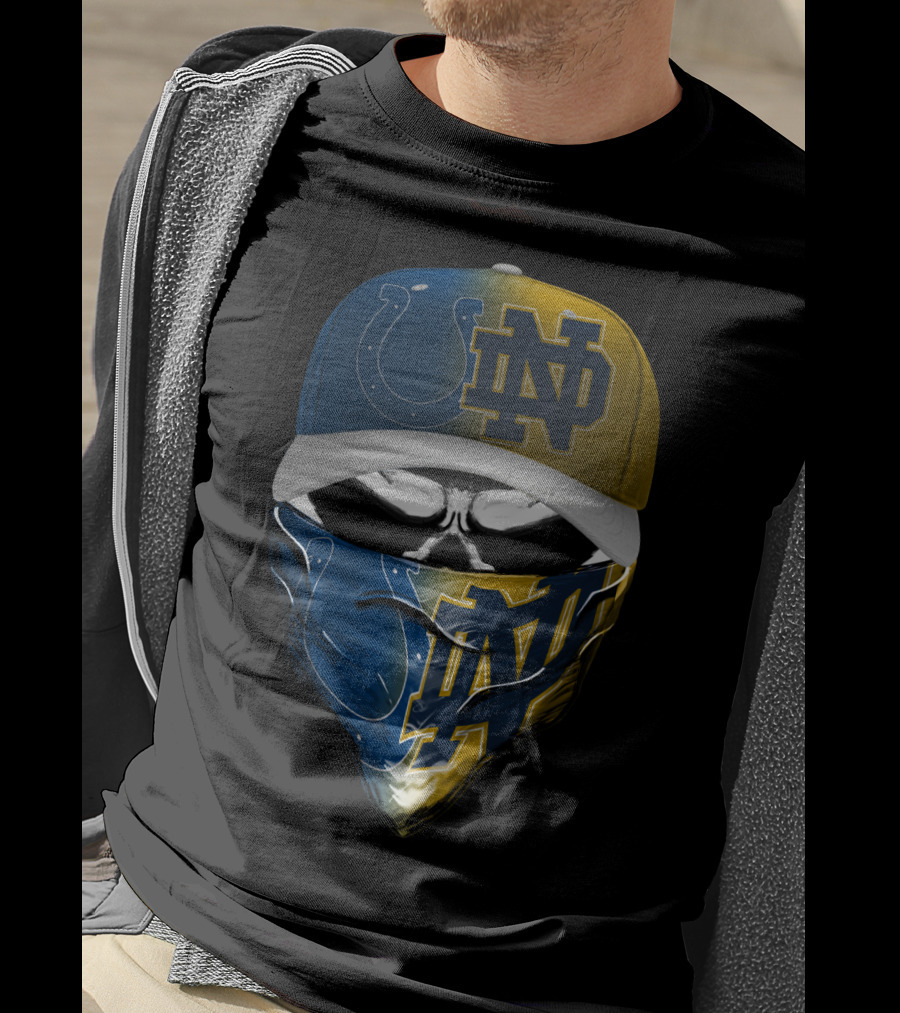 Indianapolis Colts Notre Dame Fighting Irish Skum T-Shirt