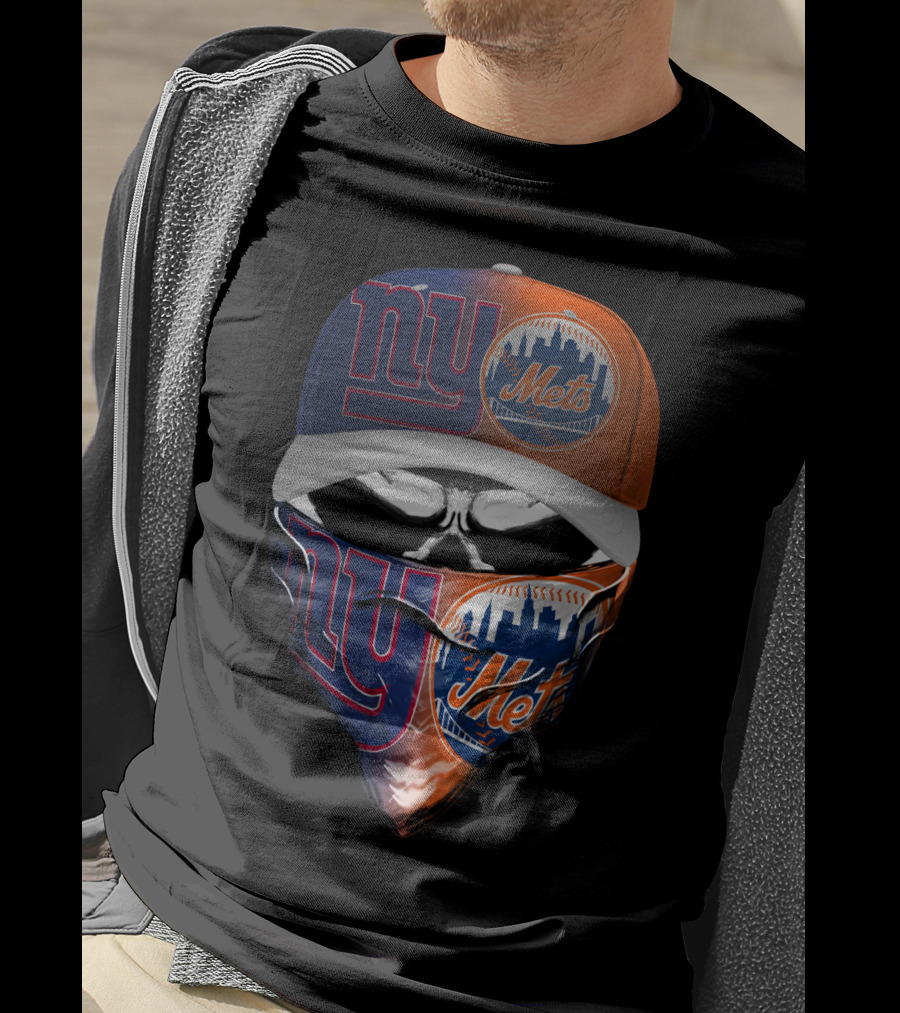 Ny Giants Mets Crossover Skum 064 T-Shirt