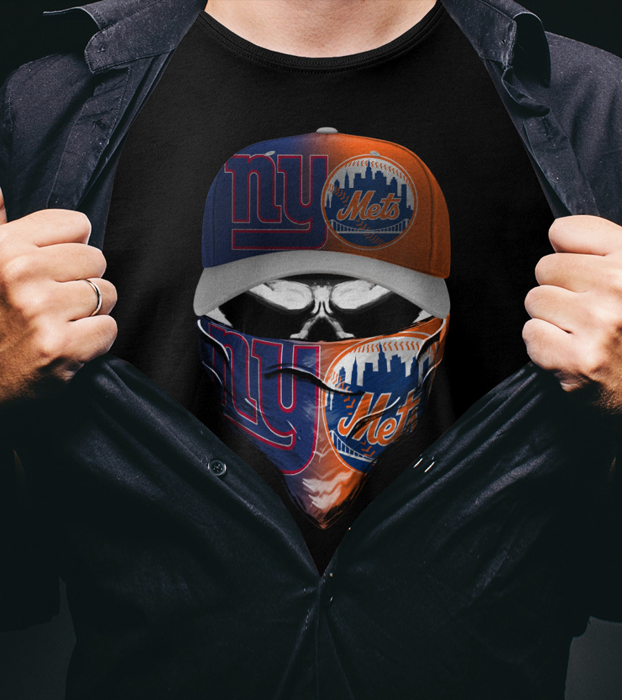 Ny Giants Mets Crossover Skum 064 T-Shirt