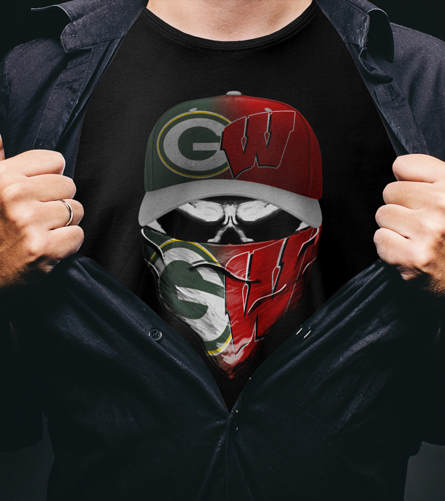 Gw Split Face Bandana With Cap T-Shirt