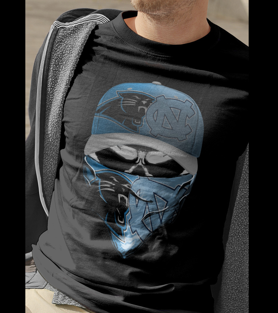 Carolina Panthers North Carolina Tar Heels Skum 087 T-Shirt