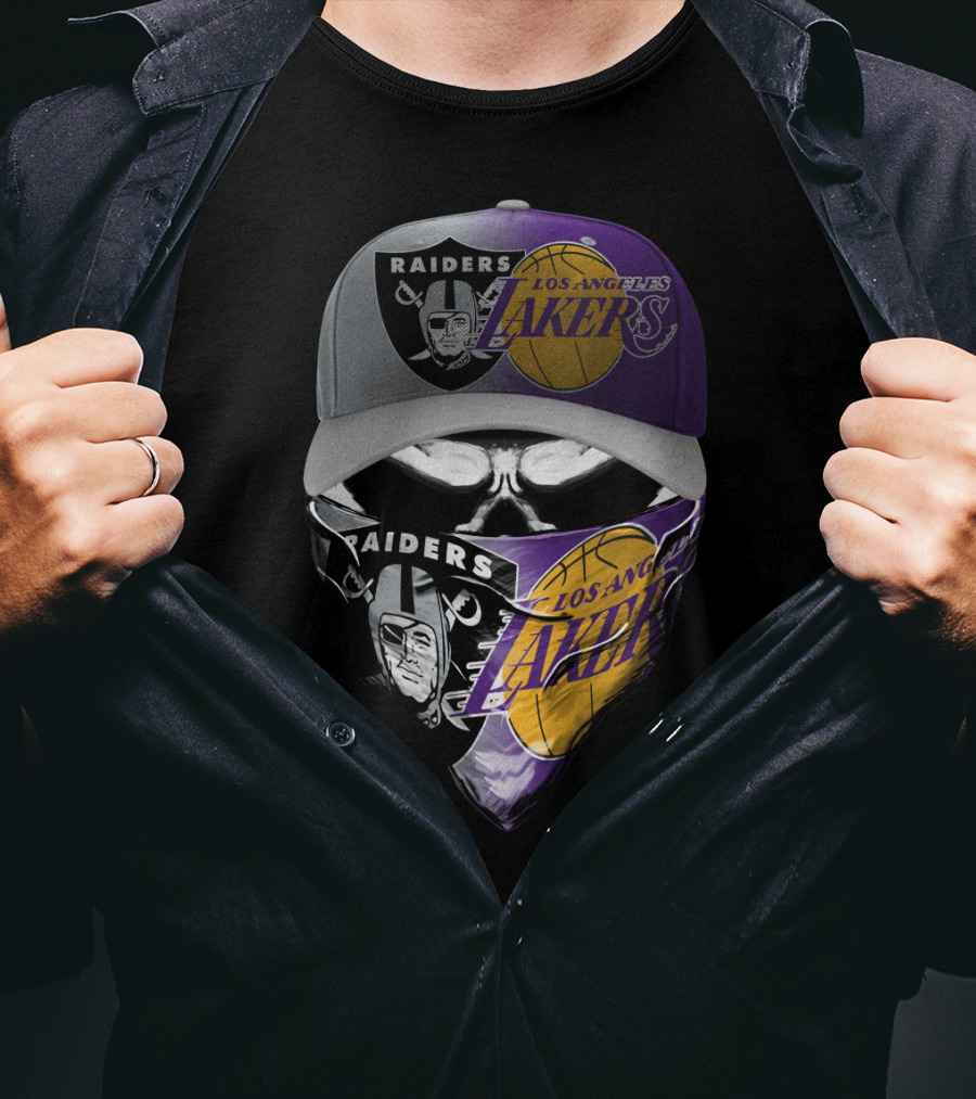 Los Angeles Raiders Lakers Skum 095 T-Shirt