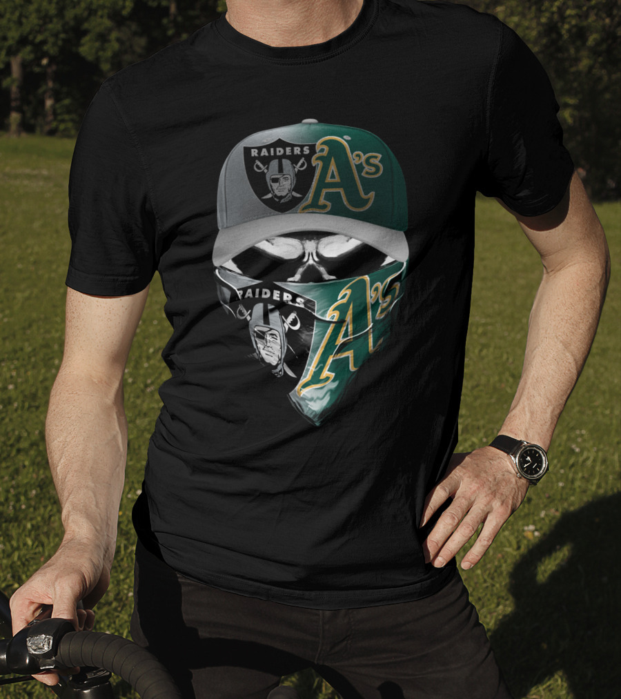 Raiders A's Mask Cap Combo Skum 096 T-Shirt