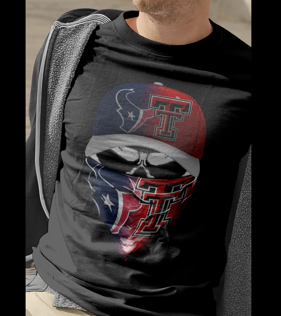Houston Texans Texas Tech Raiders Skum 125 T-Shirt