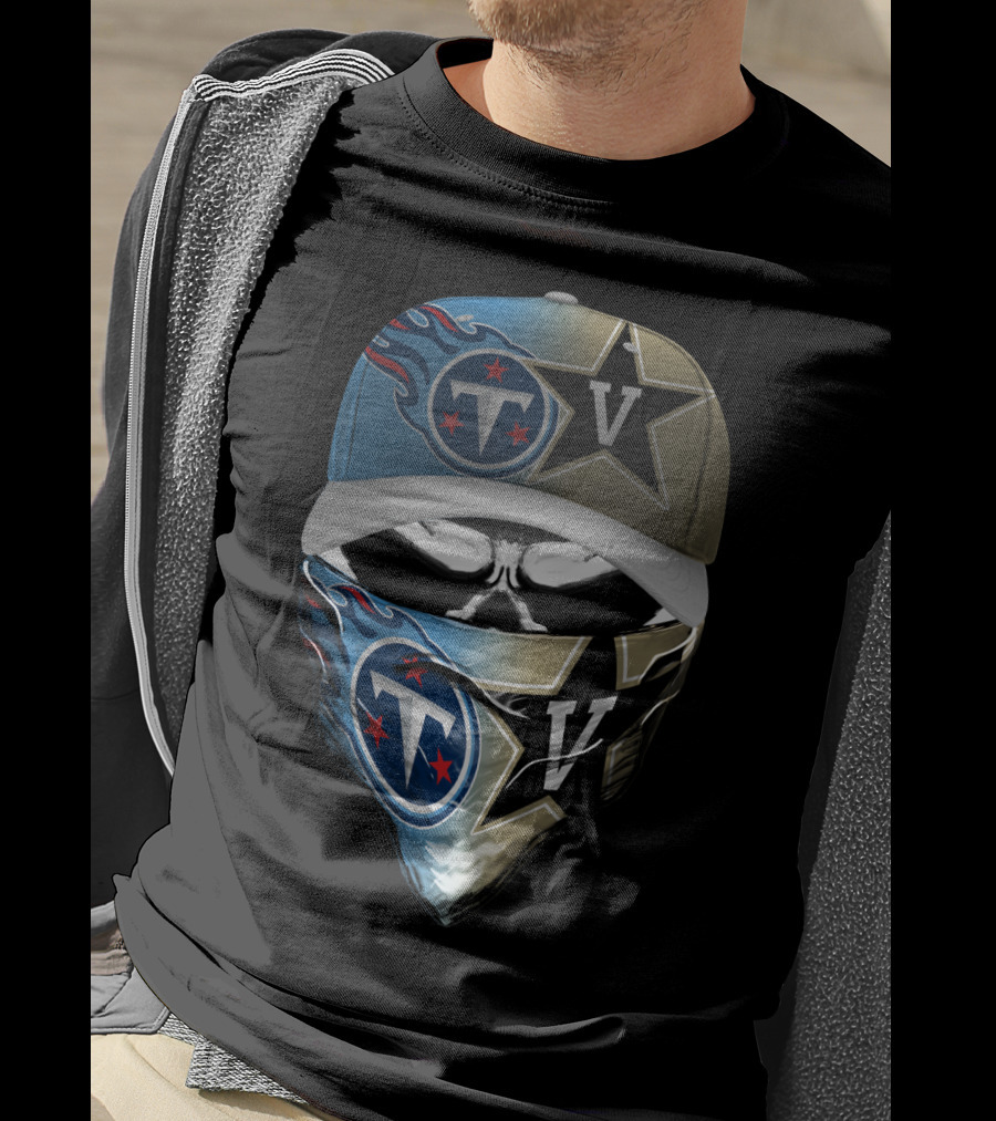 Tennessee Titans Vanderbilt Commodores Collaboration T-Shirt