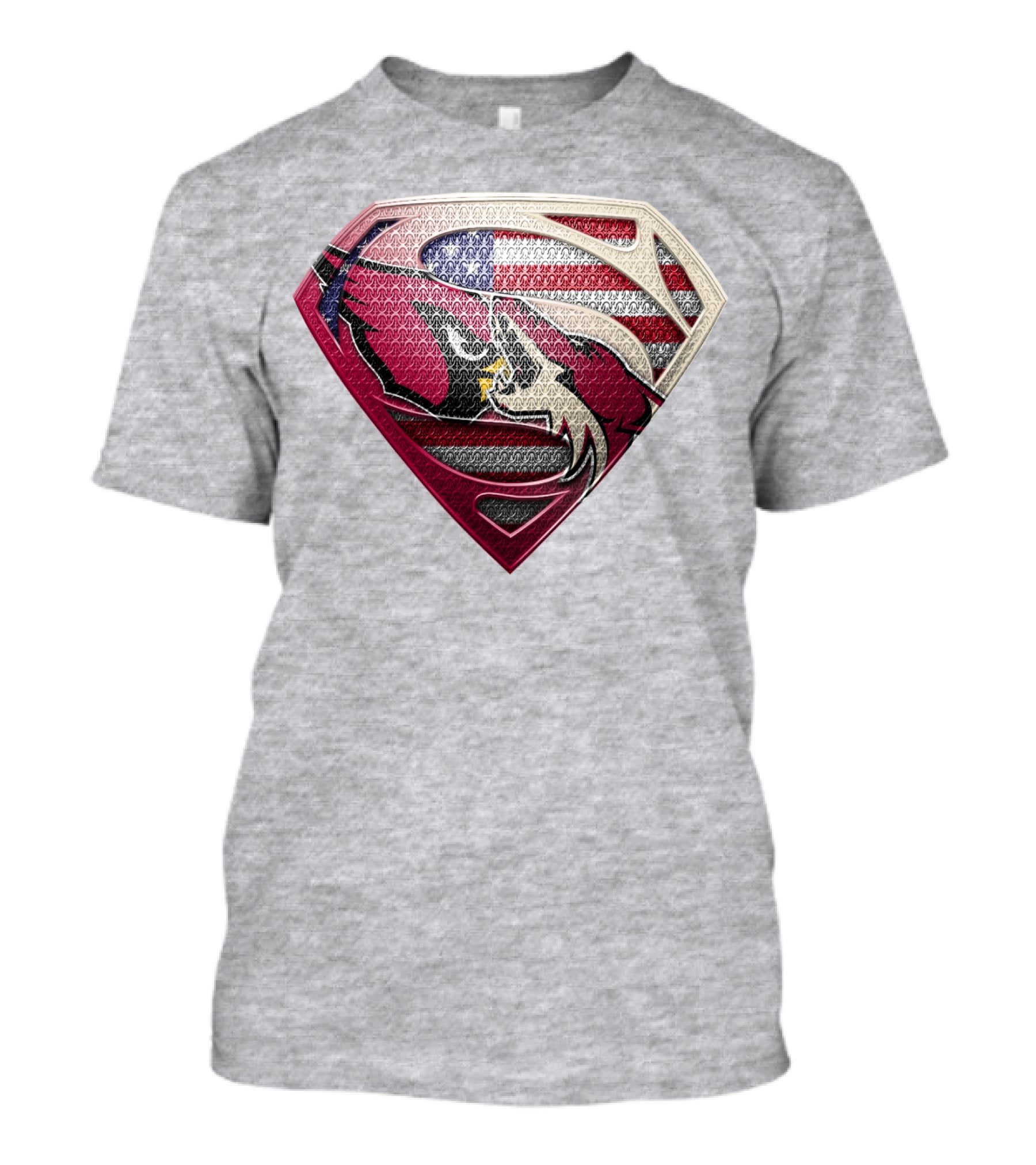 Superman Patriot Razorbacks Shield T-Shirt