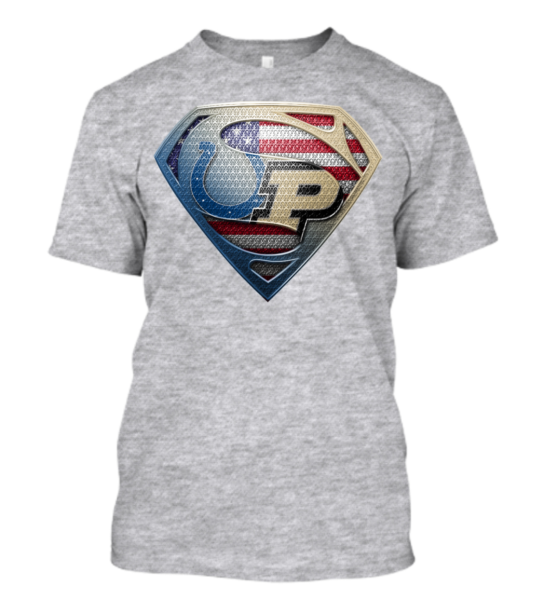 Colts Superman Purdue American Flag T-Shirt
