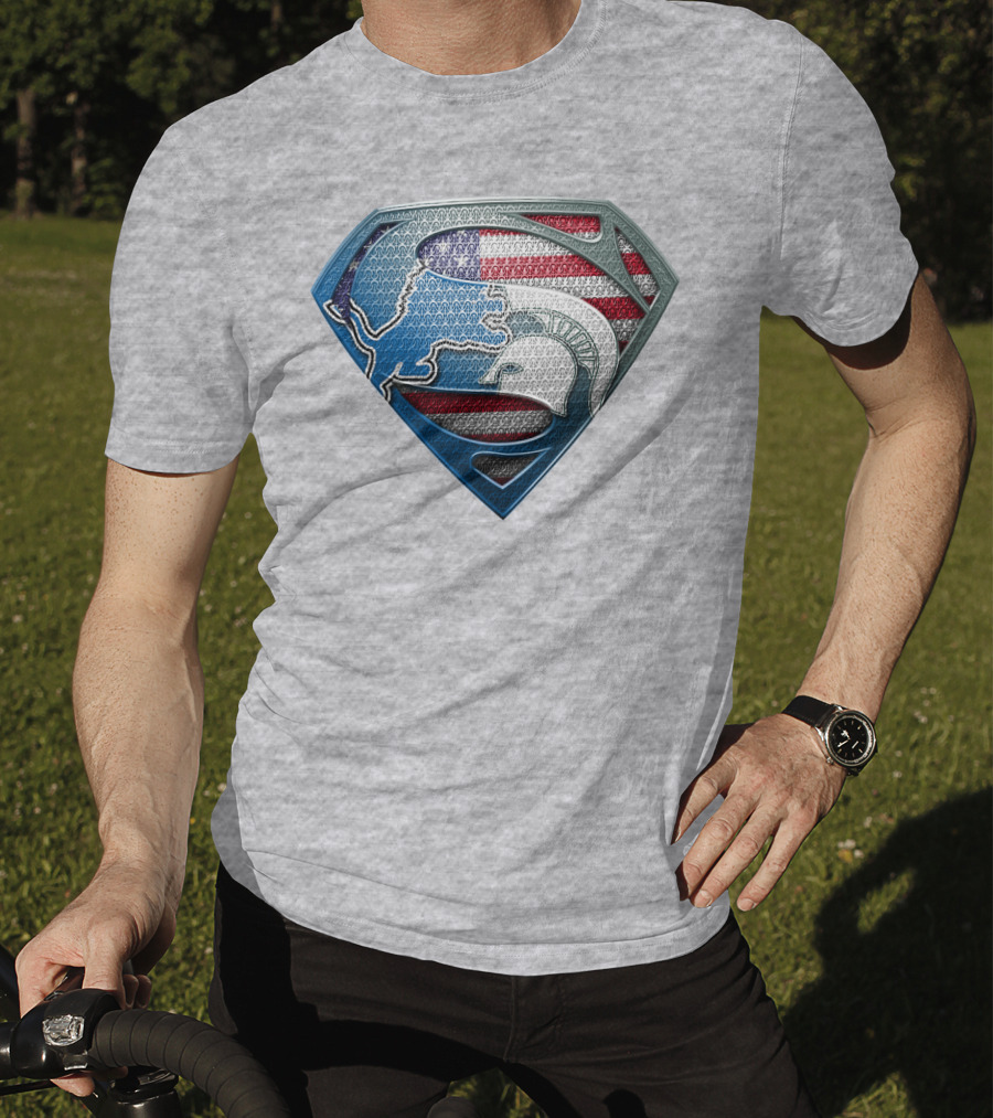 Spartan Superhero American Flag T-Shirt