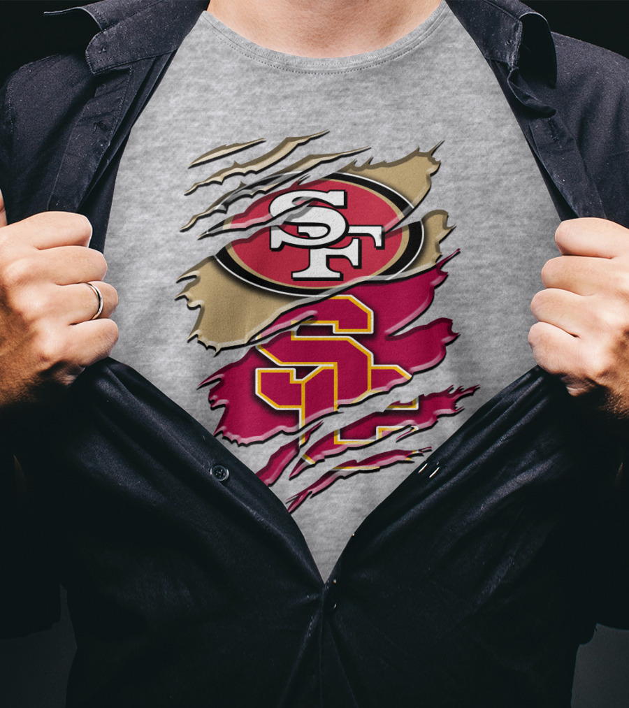 49ers Usc Mashup Rah T-Shirt