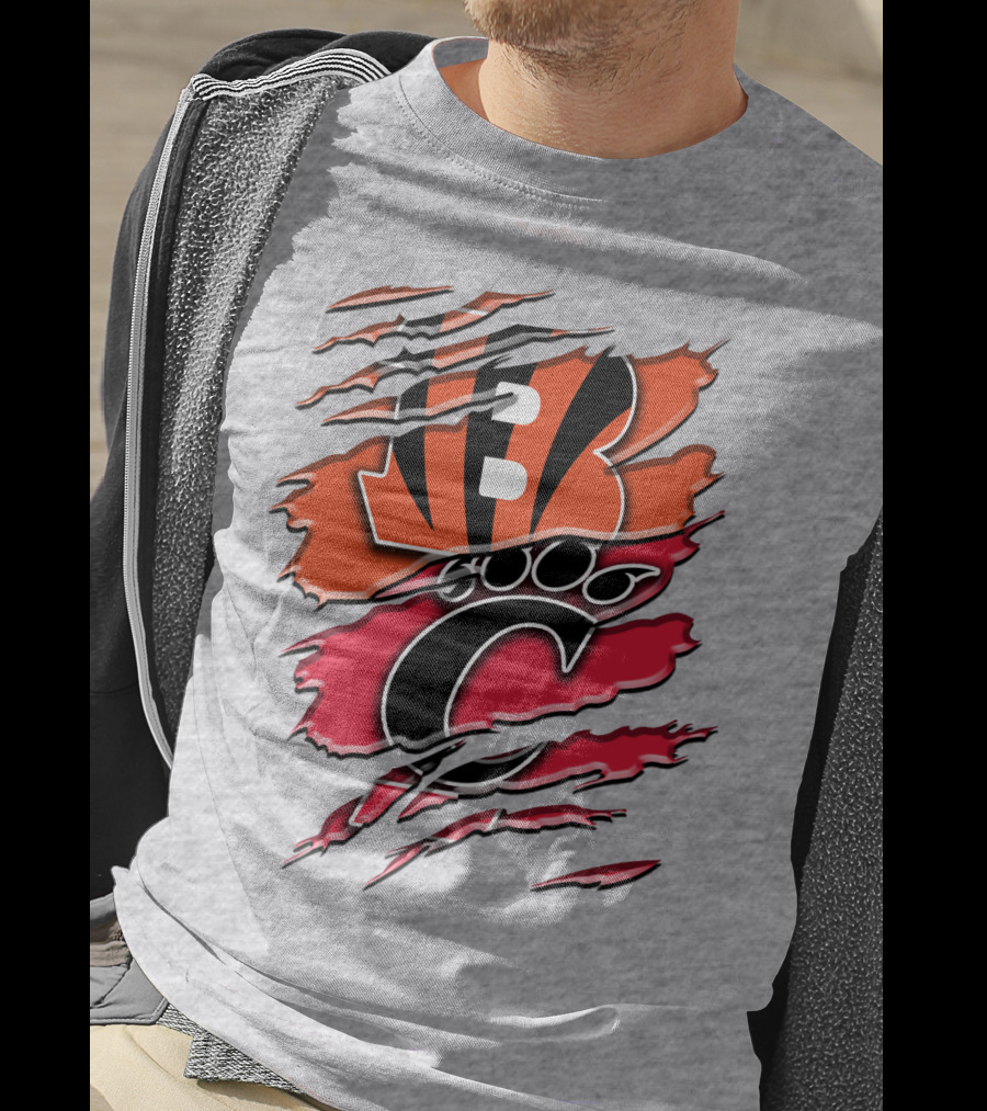 Bengals Bearcats Claw Graphic Rah 011 T-Shirt