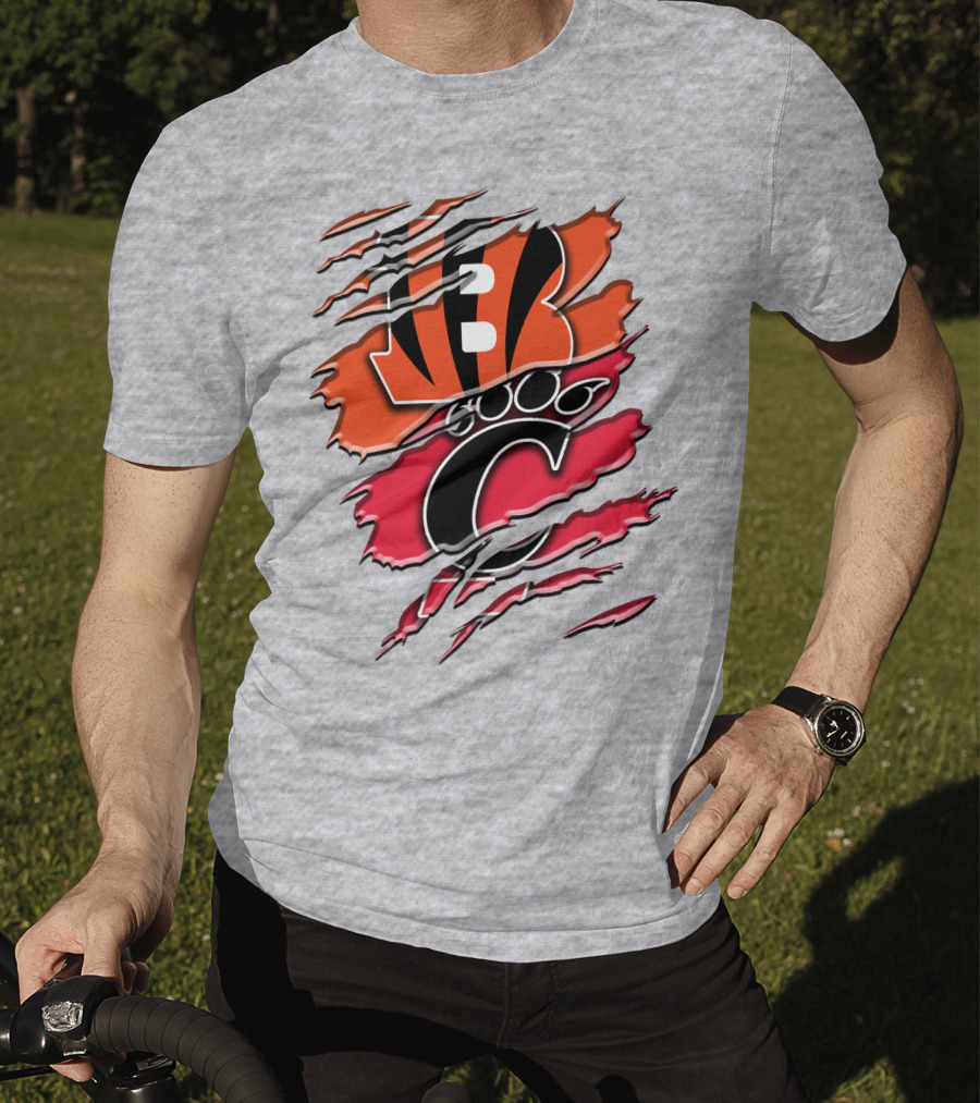 Bengals Bearcats Claw Graphic Rah 011 T-Shirt