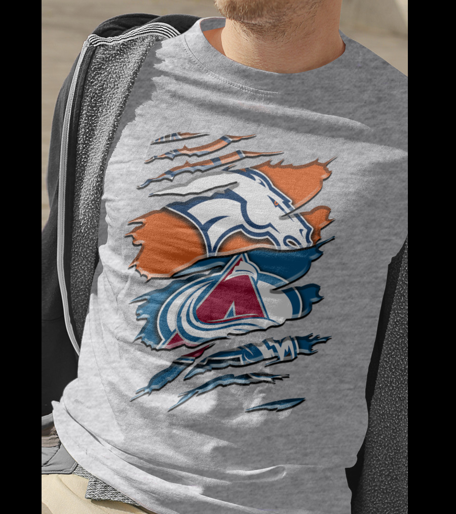 Denver Broncos Colorado Avalanche Rah 016 T-Shirt