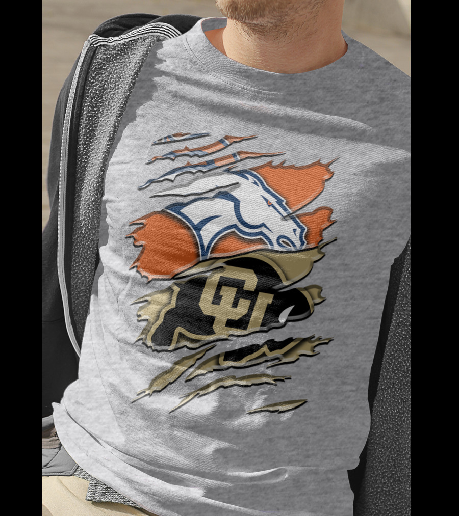 Denver Broncos Colorado Buffaloes Rah 017 T-Shirt