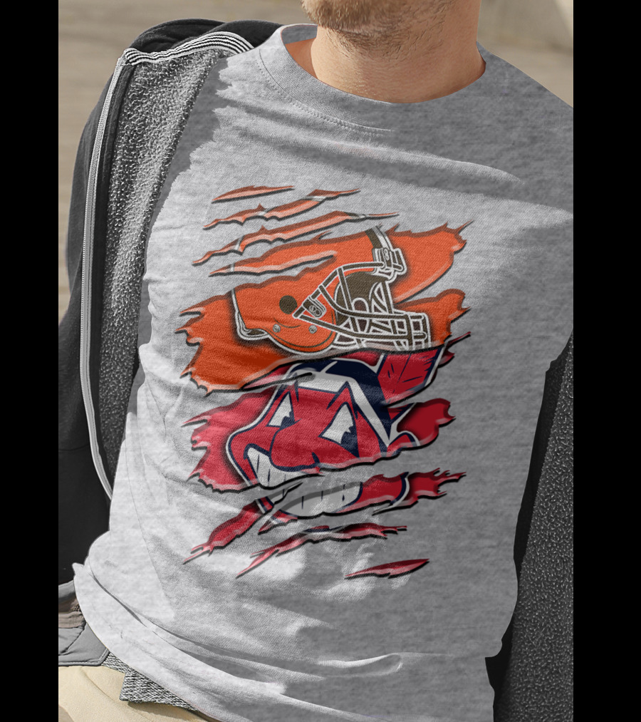 Cleveland Browns And Chief Wahoo Rah T-Shirt