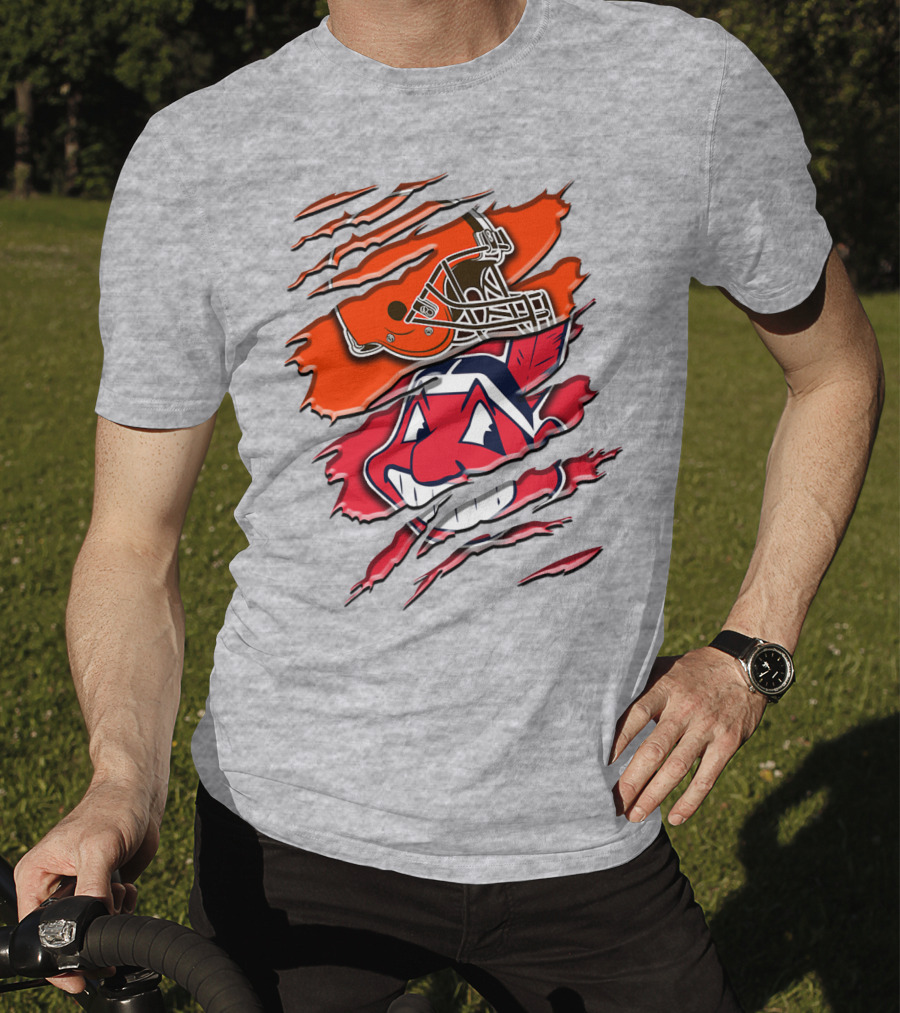Cleveland Browns And Chief Wahoo Rah T-Shirt
