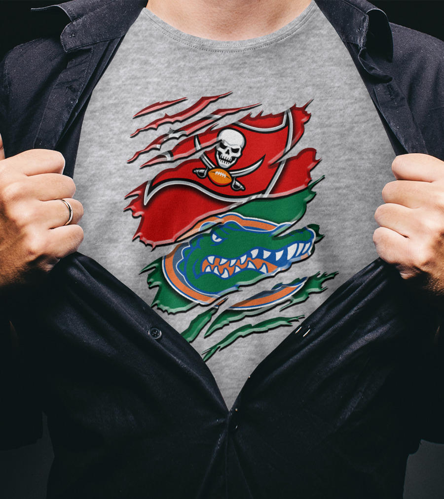 Tampa Bay Buccaneers Florida Gators Rah 024 T-Shirt