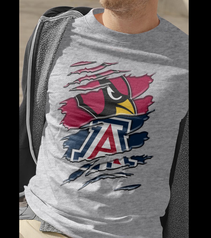 Arizona Cardinals University Of Arizona Wildcats Rah 031 T-Shirt