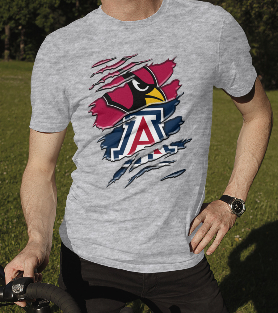 Arizona Cardinals University Of Arizona Wildcats Rah 031 T-Shirt