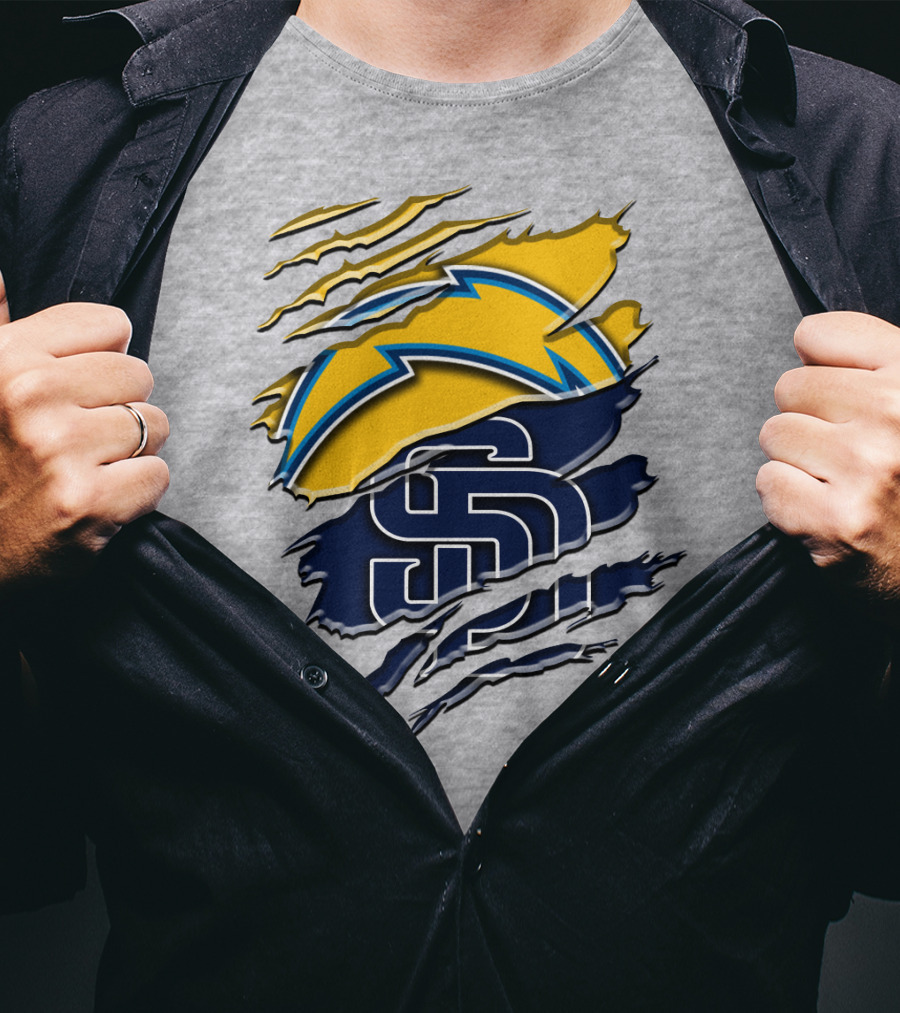 San Diego Chargers And Padres Rah 033 T-Shirt