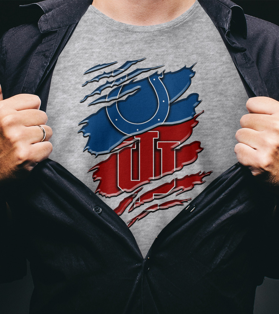 Indianapolis Colts Indiana University Mashup Rah T-Shirt