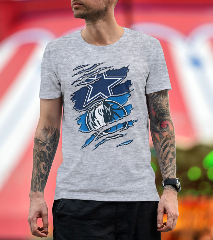 Dallas Cowboys Mavericks Crossover Rah 044 T-Shirt