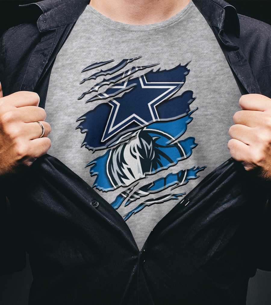 Dallas Cowboys Mavericks Crossover Rah 044 T-Shirt