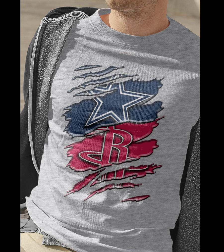 Dallas Cowboys Houston Rockets Rah 047 T-Shirt