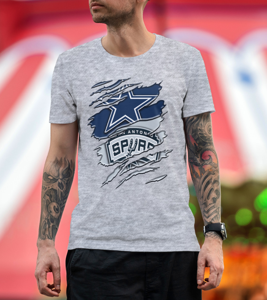 Dallas Cowboys San Antonio Spurs Rah 048 T-Shirt