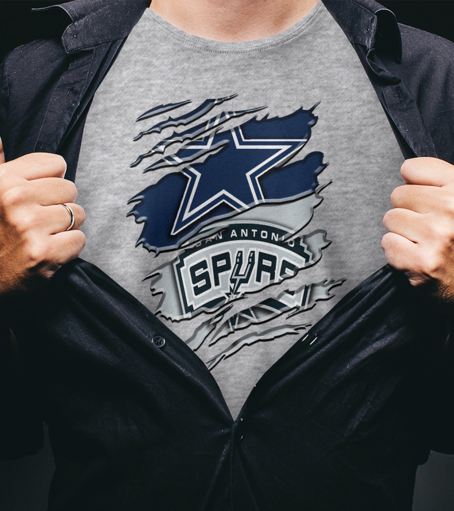 Dallas Cowboys San Antonio Spurs Rah 048 T-Shirt