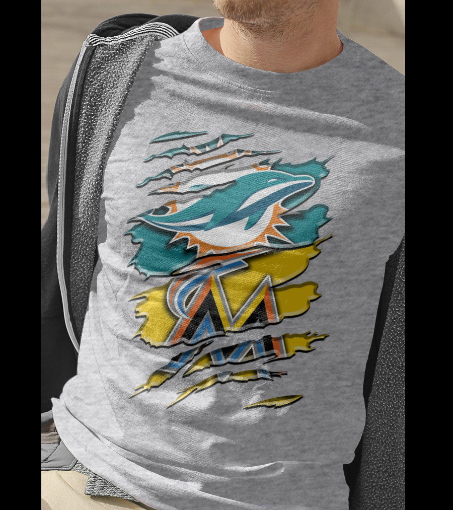 Miami Dolphins Marlins Rah 053 T-Shirt