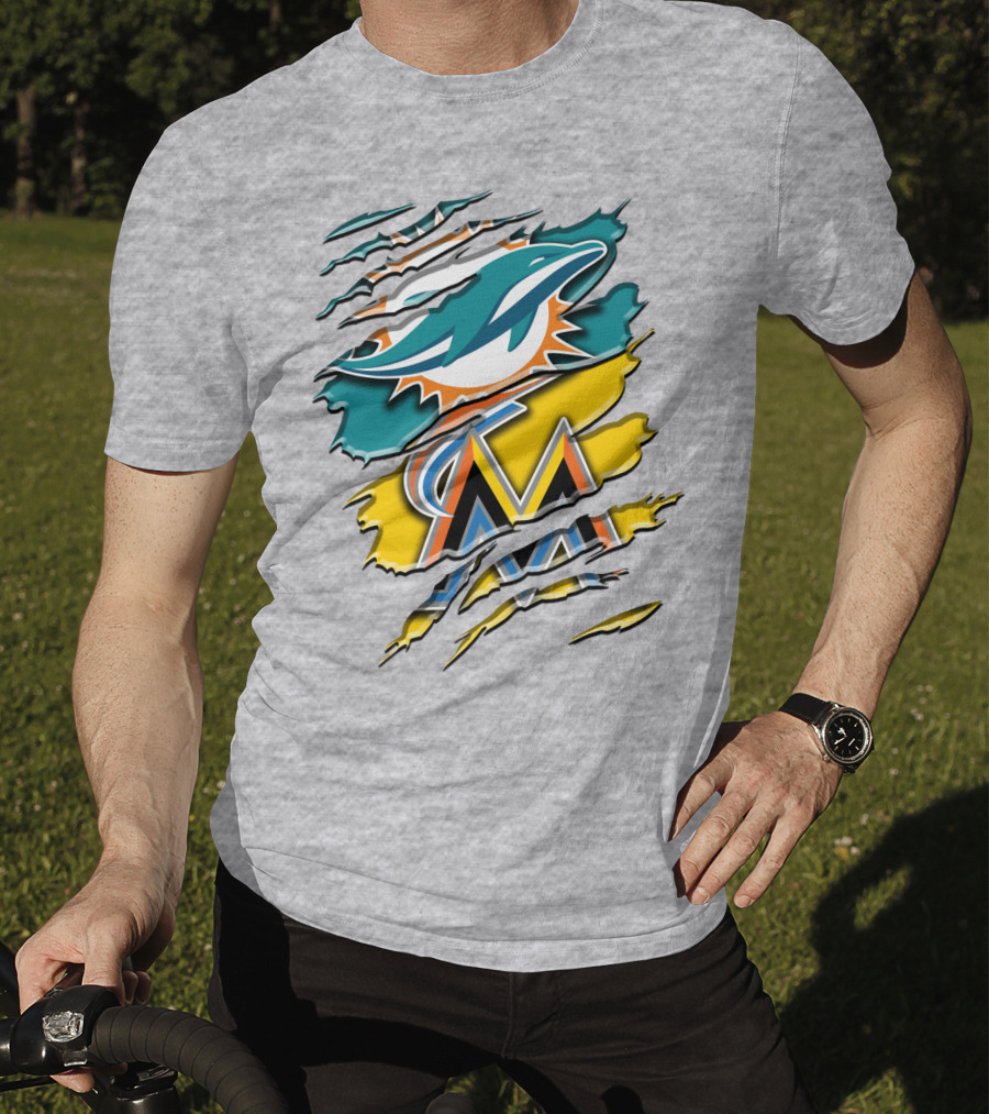 Miami Dolphins Marlins Rah 053 T-Shirt