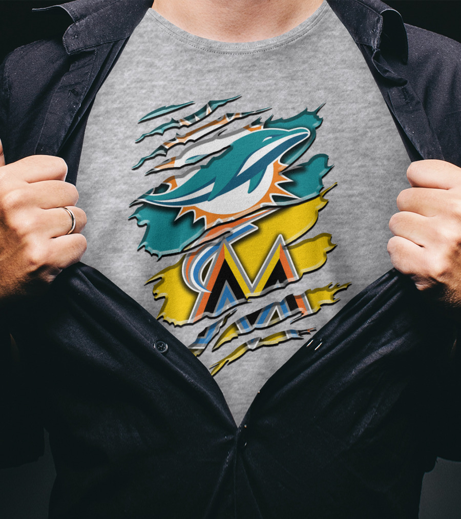 Miami Dolphins Marlins Rah 053 T-Shirt