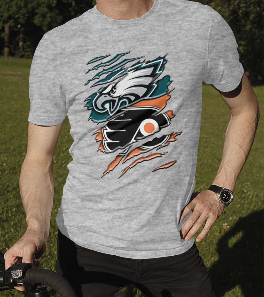 Philadelphia Eagles Flyers Rah 056 T-Shirt