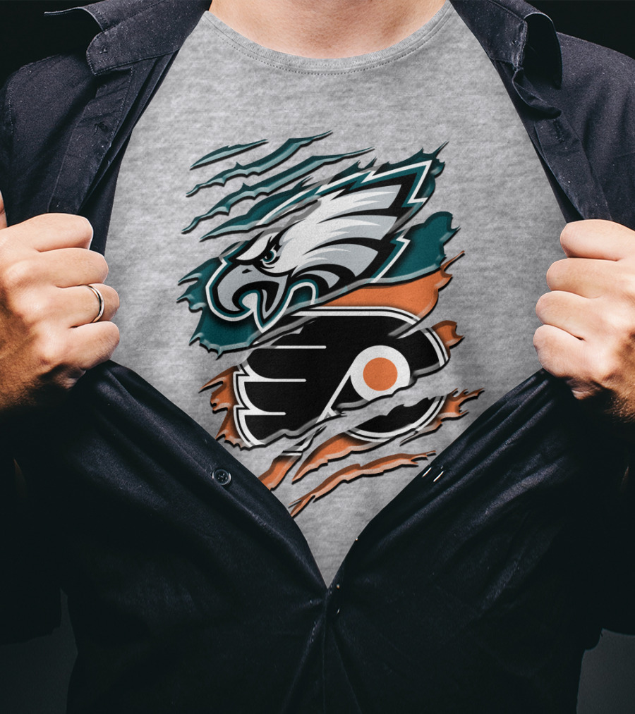Philadelphia Eagles Flyers Rah 056 T-Shirt