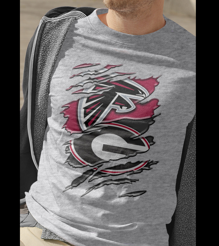 Atlanta Falcons Georgia Bulldogs Rah 061 T-Shirt
