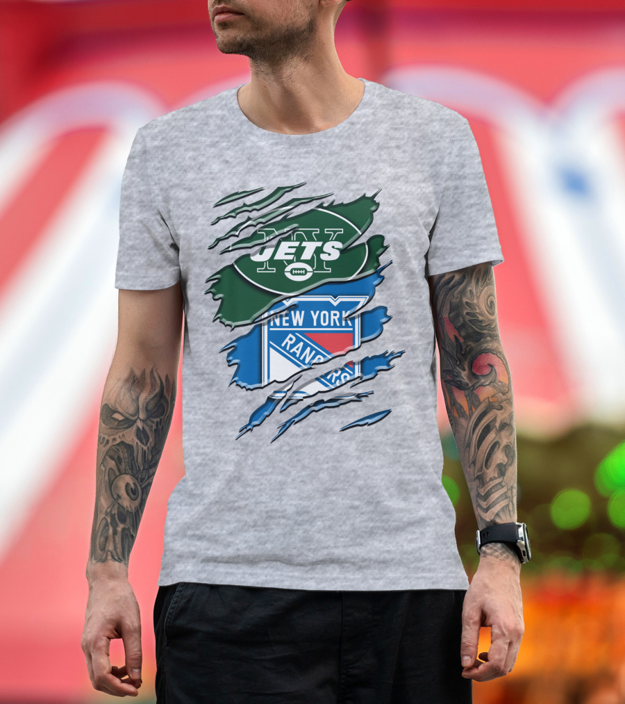 New York Jets Rangers Combination T-Shirt