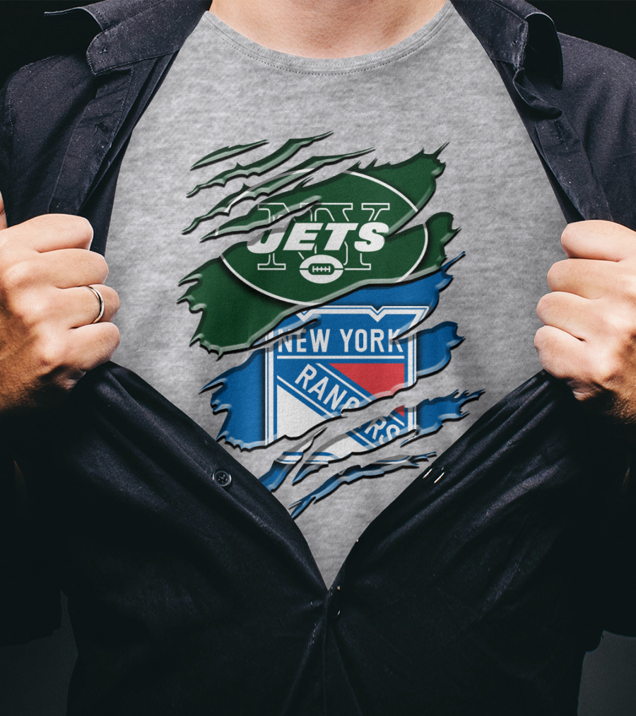 New York Jets Rangers Combination T-Shirt