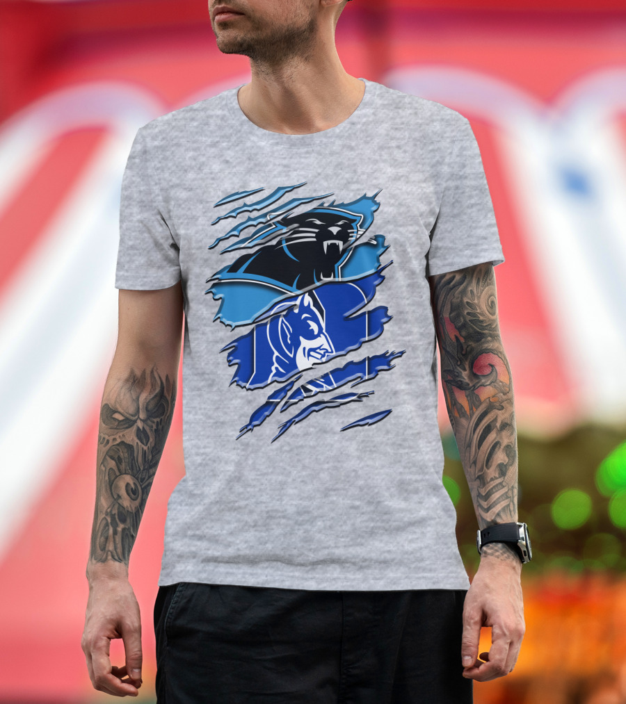 Carolina Panthers Duke Blue Devils Rah 084 T-Shirt