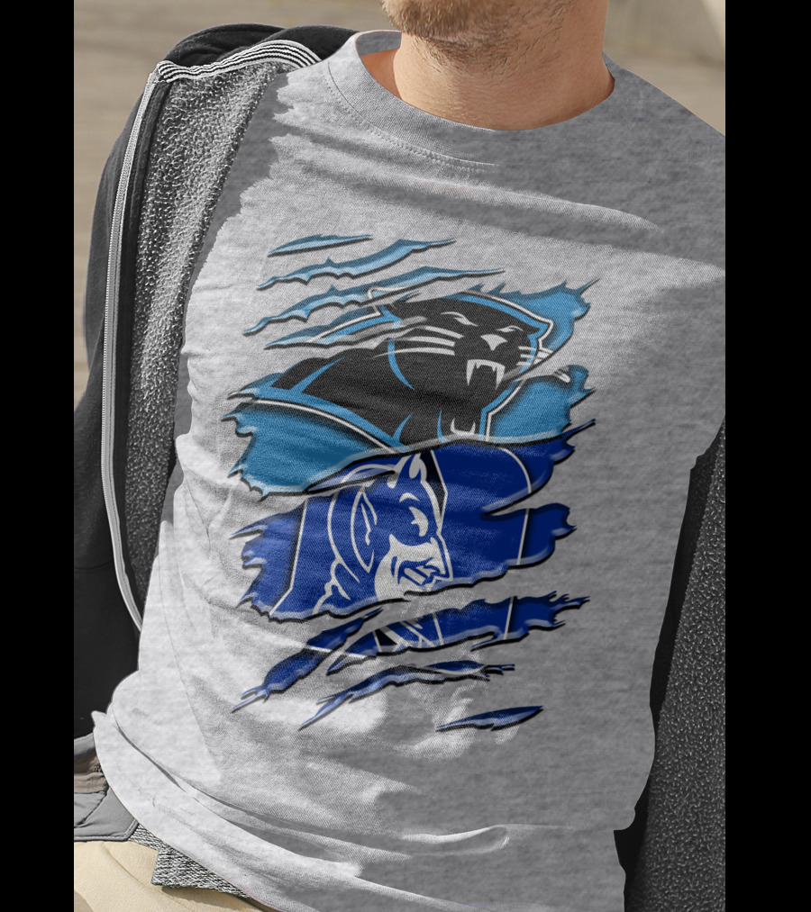 Carolina Panthers Duke Blue Devils Rah 084 T-Shirt