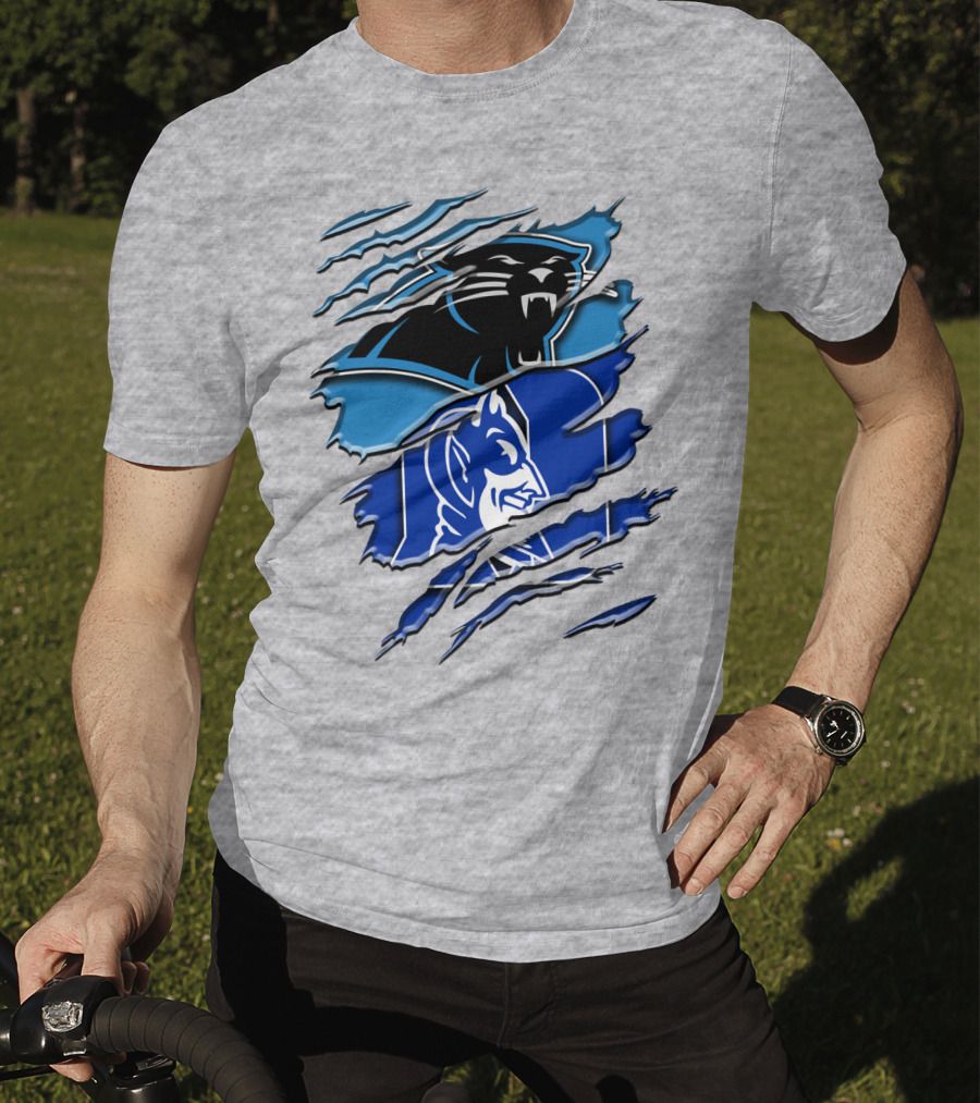 Carolina Panthers Duke Blue Devils Rah 084 T-Shirt