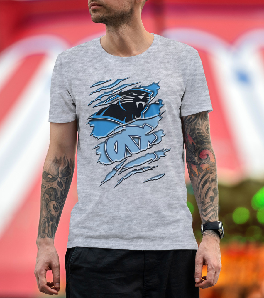 Carolina Panthers North Carolina Tar Heels Rah 087 T-Shirt